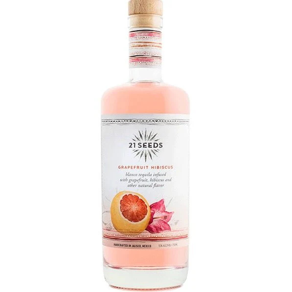 21 Seeds Grapefruit Hibiscus Tequila 750ml - Image 2