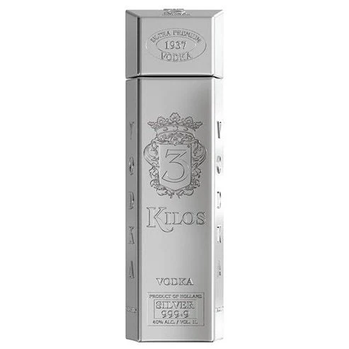 3 Kilos Vodka Silver 750ml - Image 2