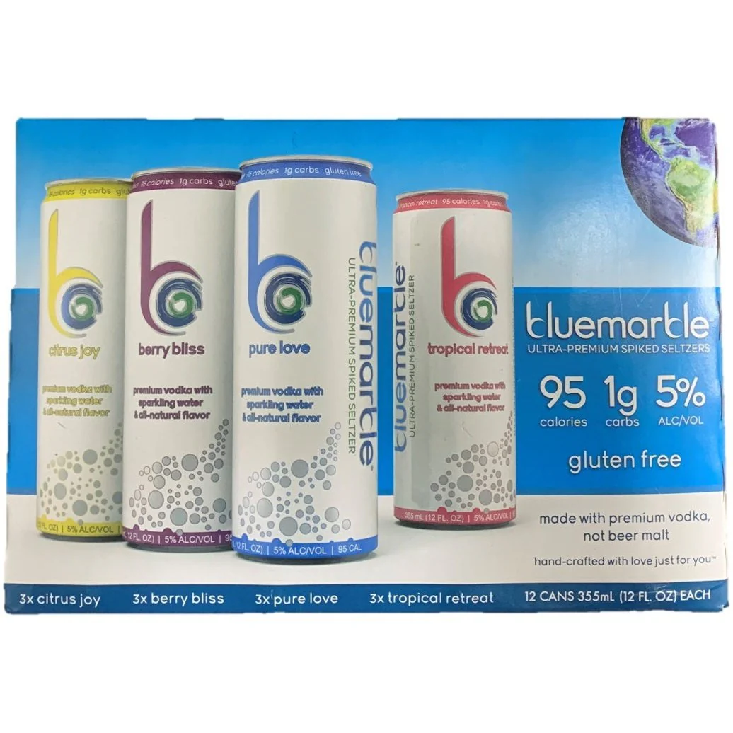 Bluemarble Ultra Premium Spiked Seltzers Variety 12 Pk 355ml - Image 2