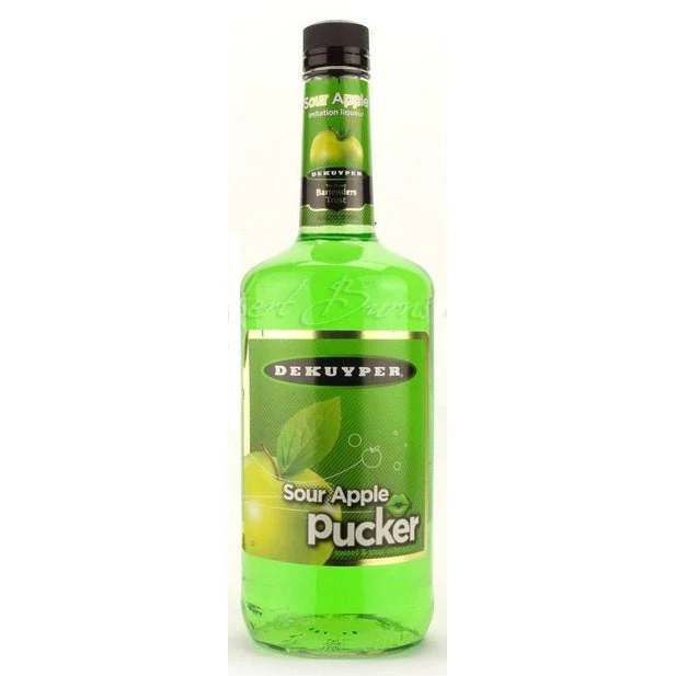 Dekuyper Pucker Sour Apple 1L - Image 2