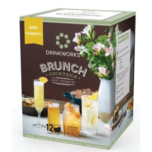 Drinkworks Brunch Cocktails Variety Pack | Contains x12 - 50ml Liquid Pods - Image 2