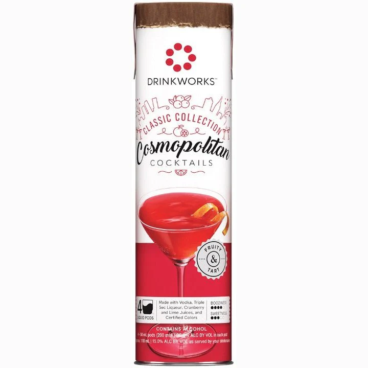 Drinkworks Cosmopolitan Classic Collection 4 Pack - 50ml Liquid Pods - Image 2