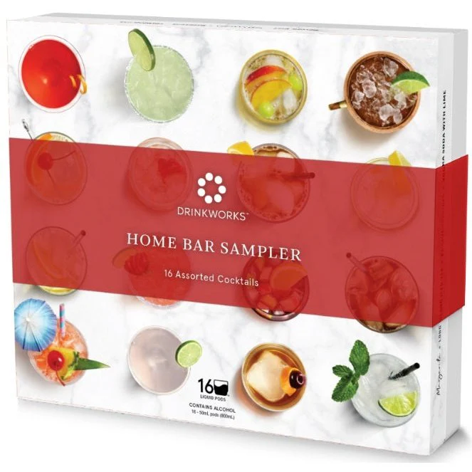 Drinkworks Home Bar Variety Sampler Pack | Contains x16 - 50ml Liquid Pods - Image 2