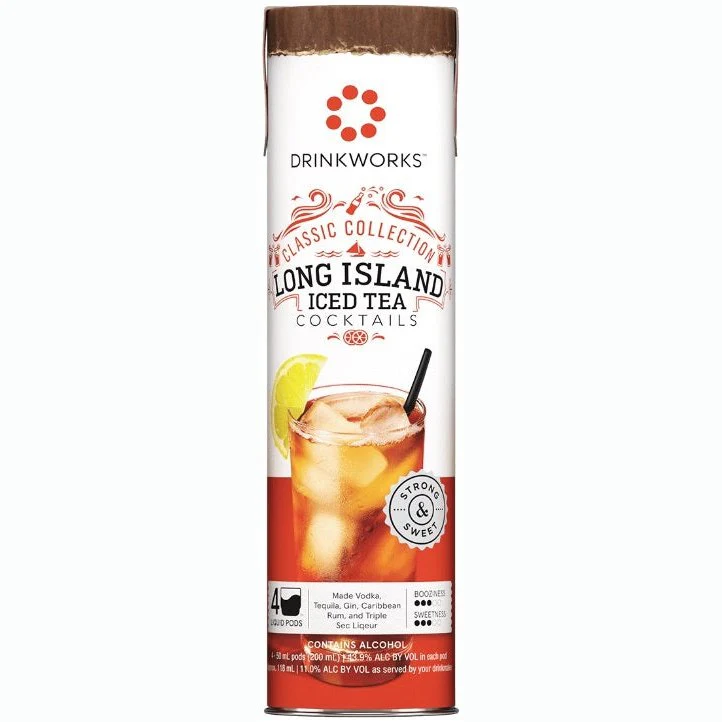 Drinkworks Long Island Iced Tea Classic Collection 4 Pack - 50ml Liquid Pods - Image 2