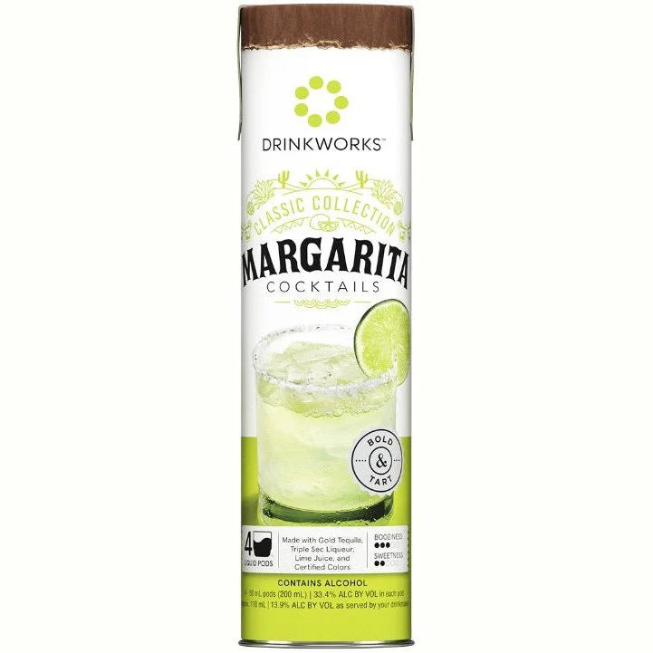 Drinkworks Margarita Classic Collection 4 Pack - 50ml Liquid Pods - Image 2