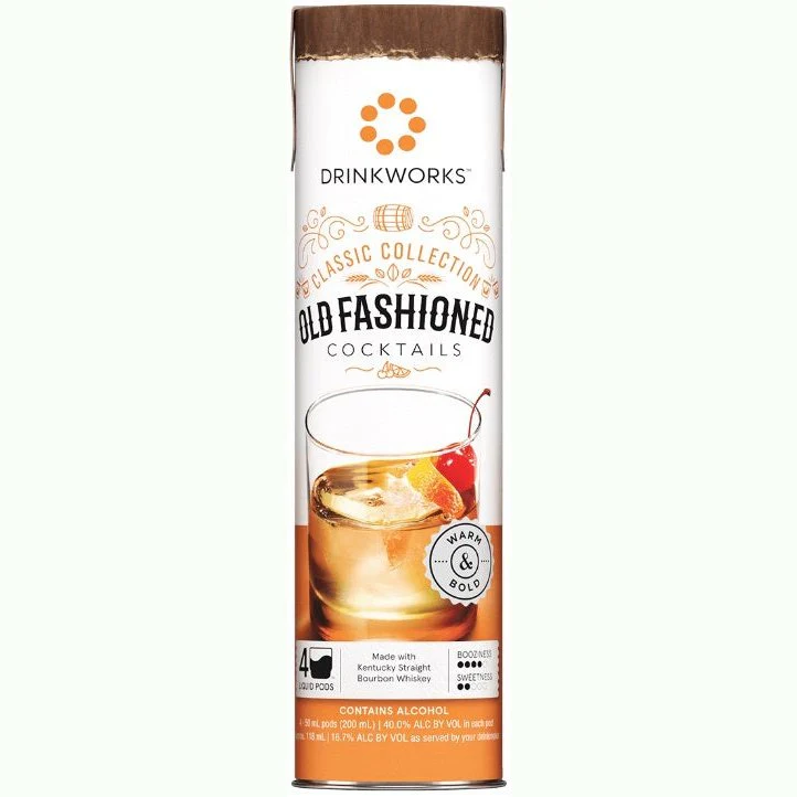 Drinkworks Old Fashioned Classic Collection 4 Pack - 50ml Liquid Pods - Image 2