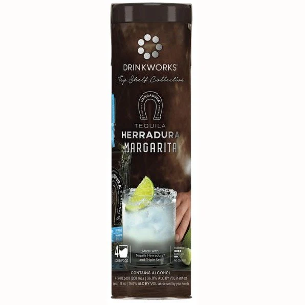 Drinkworks Top Shelf Collection Herradura Margarita Tequila 4 Pack - 50ml Liquid Pods - Image 2