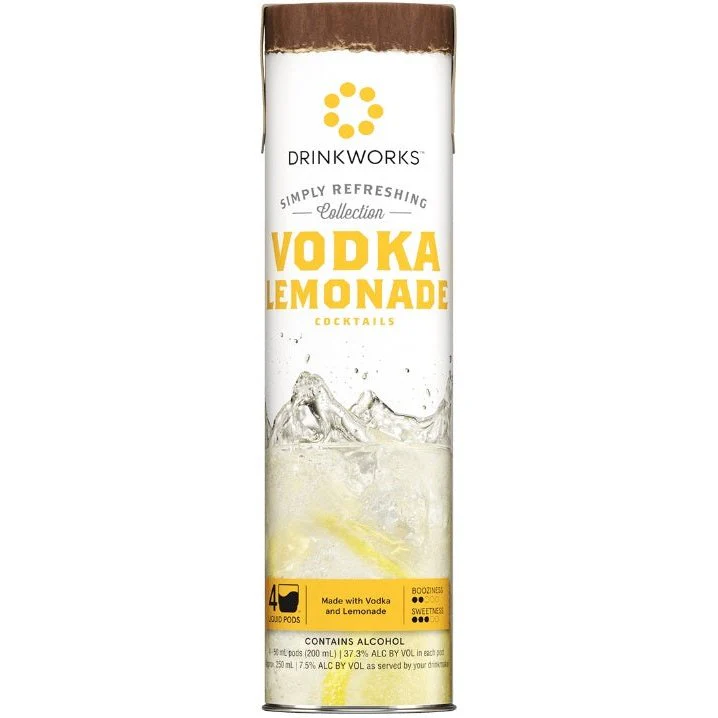 Drinkworks Vodka Lemonade Simply Refreshing Collection 4 Pack - 50ml Liquid Pods - Image 2