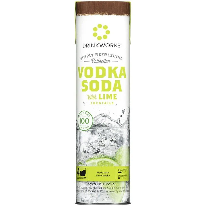 Drinkworks Vodka Soda with Lime - Image 2