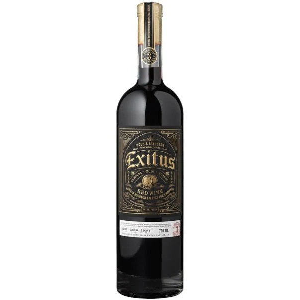 Exitus Bourbon Barrel Red Wine 2018 750ml - Image 2