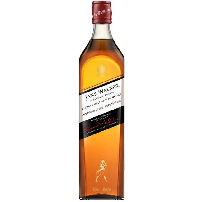 Jane Walker 10 Year Blended Malt Scotch Whisky By Johnnie Walker 750ml - Image 2