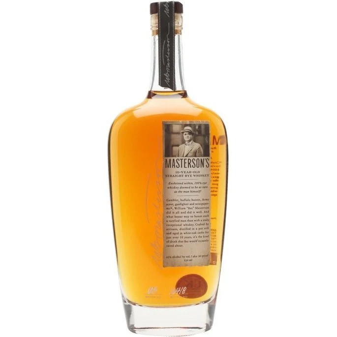 Masterson's 10 Year Old Rye Whiskey Finished in American Oak 750ml - Image 2