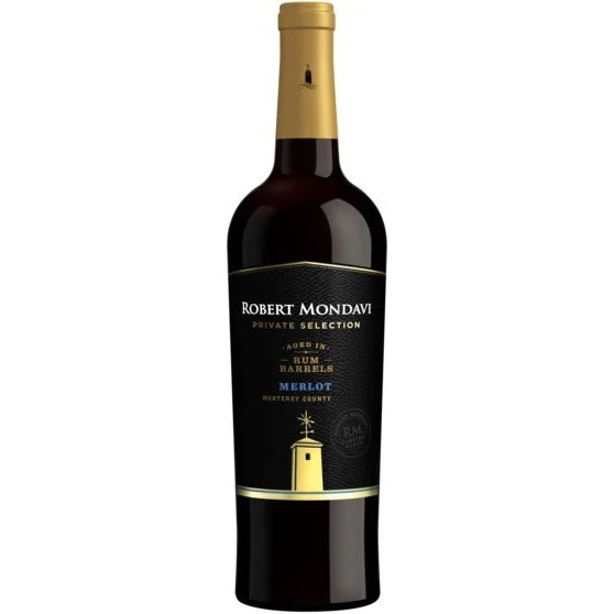 Robert Mondavi Private Selection Merlot Aged in Rum Barrels 750ml - Image 2
