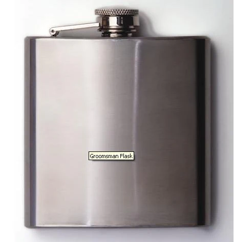 Stainless Steel 6 oz Flask - Image 2