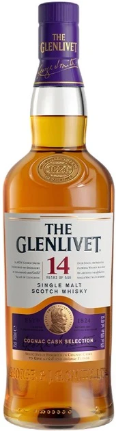 Glenlivet 14 Year Single Malt Scotch Whisky Cognac Cask Selection 750ml - Image 2