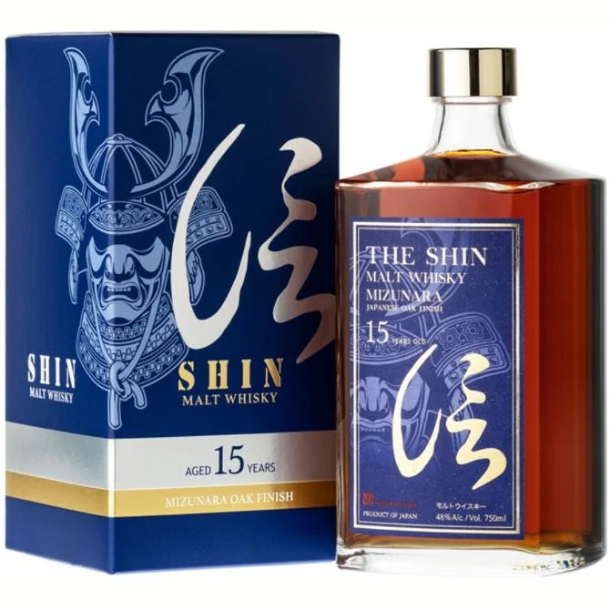 The Shin 15 Year Old Japanese Malt Whisky Mizunara Oak Finish 750ml - Image 2