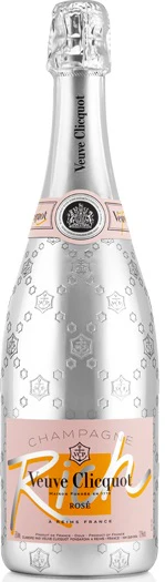 Veuve Clicquot Champagne Brut Rose Rich 750ml - Image 2